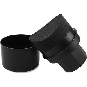 Car Curve Tire Shine Sponge with Lid, Tire Dressing Applicator Coating Sponge Brush Tires Cleaner, High Density Wheel Contour Sponges Tyre Scrubber for Vehicle Tire Cleaning Waxing Polishing