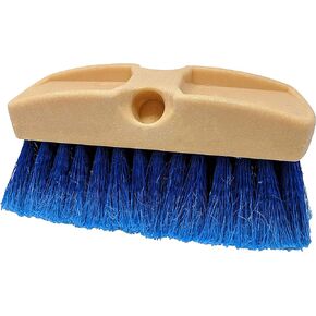 Guttermaster GM-215-8 Blue 8 Inch Oblong Medium Soft Flow Through Brush with Flagged Ends for RV's and Larger Vehicles