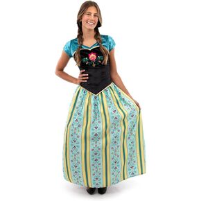 Little Adventures Enchanted Alpine Coronation Princess Dress-Up Costume for Adult Women - Machine Washable Cosplay Dresses