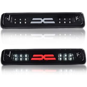 PIT66 3rd Brake Light, Compatible with 2015-2018 Colorado/Canyon X Type Led Bar High Mount Stop Light Rear Tail Cargo Lamps Tea Cover Black Housing