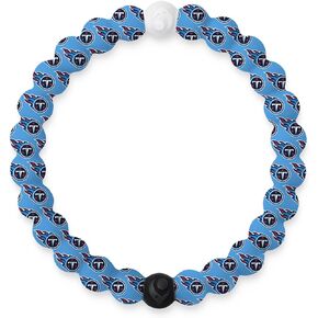 Lokai Silicone Beaded Bracelet for Men & Women, NFL Football Collection - Tennessee Titans, Extra Large - Silicone Jewelry Fashion Bracelet Slides-On for Comfortable Fit