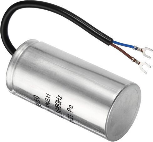 PATIKIL CBB60 30uF Running Capacitor, AC 450V 2 Wires 50/60Hz Cylinder 105x50mm for Air Compressor Motor, Washing Machines, Refrigerators Motor Start in Saudi Arabia