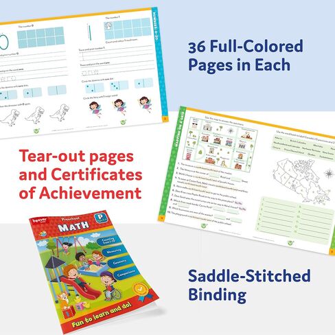 مصنفات Head Start للأطفال الذين تتراوح أعمارهم بين 3 و5 سنوات، ومصنفات ممتعة لمرحلة ما قبل المدرسة لتعلم أساسيات القراءة والكتابة، ومصنفات ما قبل المدرسة مع الرياضيات والطباعة والصوتيات والمهارات in Kuwait