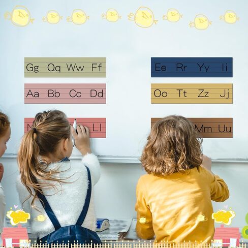 20 Pcs Magnetic Sentence Strips 12 x 3 Inch Magnetic Dry Erase Sentence Strips for Teacher Reusable Classroom Learning Tool for Whiteboard Kids Office School Supply, 10 Color (Morandi Color) in Saudi Arabia