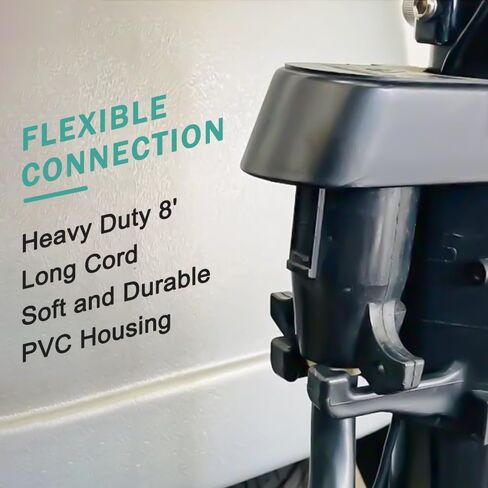 سلك مقطورة مضمّن بـ 7 طرق مع صندوق توصيل 7 عصابة كابل أسلاك بطول 8 أقدام، أداة ربط مقطورة شديدة التحمل مع مقاومة للطقس in Kuwait