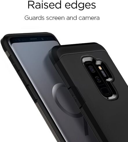 Spigen Tough Armor Designed for Samsung Galaxy S9 Plus Case (2018) - Black in Saudi Arabia
