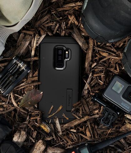 Spigen Tough Armor Designed for Samsung Galaxy S9 Plus Case (2018) - Black in Saudi Arabia