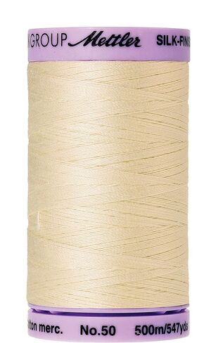 Mettler 9104-0778 Silk-Finish Solid Cotton Thread, 547 yd/500m, Muslin in Saudi Arabia