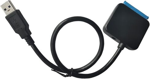 ChenGong - 43 سم USB 3.0 إلى SATA، 7+15 22Pin SATA III كابل محول القرص الصلب لـ 2.5 بوصة HDD وSSD in Kuwait