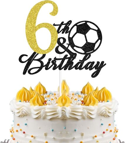 Soccer Happy 11th Birthday Cake Topper, Level 11 Unlocked, Hello 11, Sport Themed Birthday Cake Decor, Football Player 11th Birthday Party Decorations for Boys in Kuwait