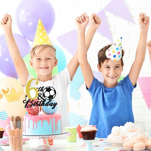 Soccer Happy 11th Birthday Cake Topper, Level 11 Unlocked, Hello 11, Sport Themed Birthday Cake Decor, Football Player 11th Birthday Party Decorations for Boys in Kuwait