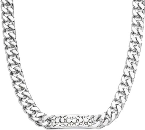 Coach Quilted Signature Link Necklace in Saudi Arabia