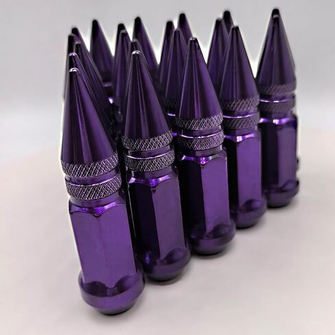 M12x1.5 Lug Nuts Baked Blue Lug Fit Toyota Camry Corolla RAV4 Highlander, Honda Accord/CRV/Civic Replacement for Chevy Impala, 20PCS 12x1.5 Toasted Blue Lug Nuts with Socket Key. in Saudi Arabia