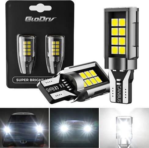 [2024 Upgrade] 912 921 LED Bulbs for Back up Light [Super Bright] 6000K White 360° Reverse Lights, CAN-BUS Error Free, 3030 20-SMD W16W T15 906 904, Pack of 2 in Saudi Arabia