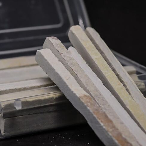 Iram Slate Pencils Eat Edible | Slate Pencils Natural Stone | White Pencil Chalk | Premium Quality | Stationary in Saudi Arabia