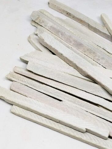 Iram Slate Pencils Eat Edible | Slate Pencils Natural Stone | White Pencil Chalk | Premium Quality | Stationary in Saudi Arabia