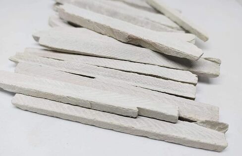 Iram Slate Pencils Eat Edible | Slate Pencils Natural Stone | White Pencil Chalk | Premium Quality | Stationary in Saudi Arabia