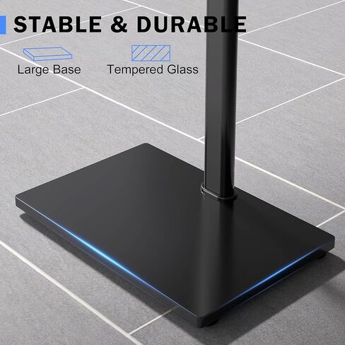 حامل تلفزيون بقاعدة عالمية من XINLEI مع حامل للتلفزيونات مقاس 32 بوصة - 75 بوصة يحمل حامل تلفزيون أرضي 132 رطلًا بحد أقصى VESA 600x400 مم TS004H in Kuwait