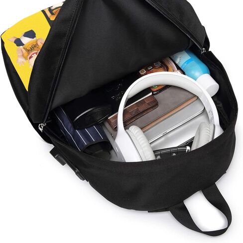 KaMbLe Backpack For Unisex Lightweight Large Capacity Laptop Backpack 17IN, Black in Saudi Arabia