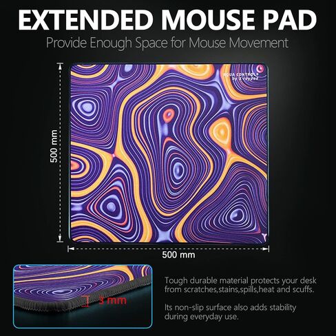 لوحة ماوس ألعاب X-Raypad Aqua Control Plus ROB، لوحة ماوس فائقة الدقة مع سرعة مثالية وقدرة تحكم، انزلاق X وY ثابت، مصممة لمشغلات Fps ذات متطلبات DPI منخفضة in Kuwait