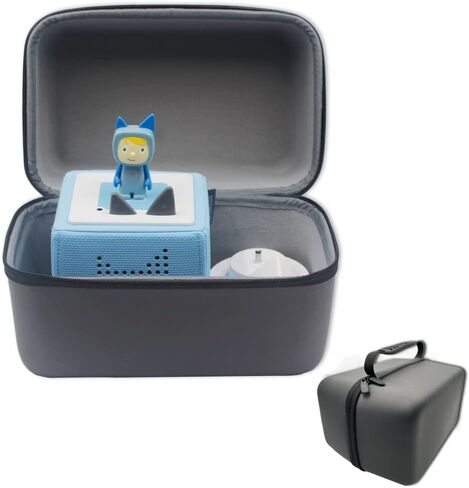 Storage Carrying Case for Toniebox Starter Set, Tonie Figures Characters, Charging Station - Music Player Bag, Organizer Case w/Handle and Inner Compartments for Toniebox Soundbox, Headphones in Kuwait