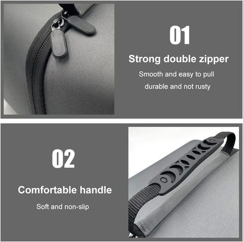 Storage Carrying Case for Toniebox Starter Set, Tonie Figures Characters, Charging Station - Music Player Bag, Organizer Case w/Handle and Inner Compartments for Toniebox Soundbox, Headphones in Kuwait