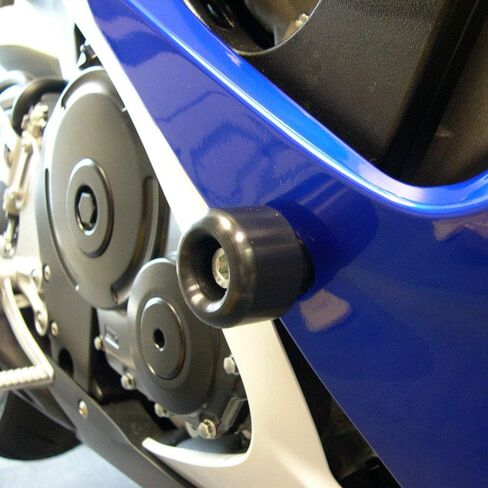 Shogun RACE KIT BODY MOD مطلوب الجانب الأيسر سوزوكي GSXR600 GSXR750 2008 2009 2010 مجموعة منزلق الإطار الكامل الأسود تتضمن منزلقات الإطار وبكرات ذراع التأرجح ونهايات البار - 755-5449 - صُنع في الولايات المتحدة الأمريكية in Kuwait
