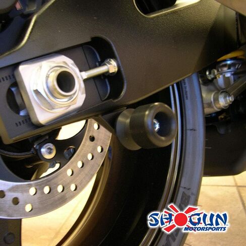 Shogun RACE KIT BODY MOD مطلوب الجانب الأيسر سوزوكي GSXR600 GSXR750 2008 2009 2010 مجموعة منزلق الإطار الكامل الأسود تتضمن منزلقات الإطار وبكرات ذراع التأرجح ونهايات البار - 755-5449 - صُنع في الولايات المتحدة الأمريكية in Kuwait