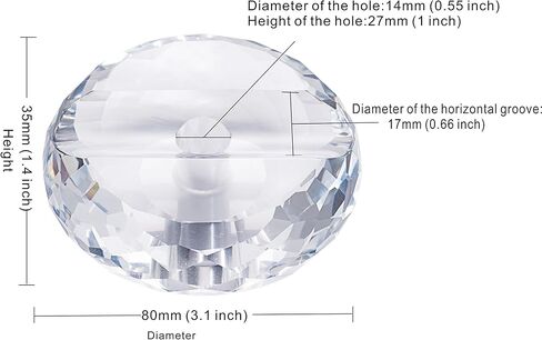 LONGWIN Crystal Fountain Pen & Pencil Holder Office Supplies Desktop Organizer Desk Decoration Christmas Gift Idea in Saudi Arabia