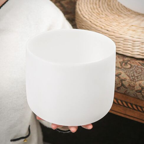 8inch 432hz A Note Crystal Singing Bowl Third-eye Chakra With Carrying Case for Yoga Sound Healing Bath Musical in Saudi Arabia