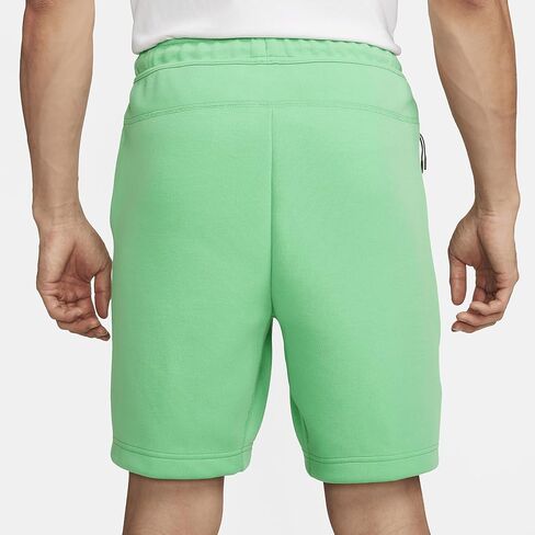شورت Nike Sportswear Tech Fleece للرجال (أخضر ربيعي/أسود، FB8171-363) مقاس متوسط in Saudi Arabia