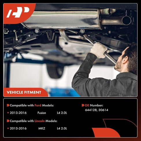 طقم المحول الحفاز الأمامي الممتاز A-Premium متوافق مباشرة مع Ford Fusion & Lincoln MKZ، 2013 2014 2015 2016، 2.0L، متوافق مع EPA in Saudi Arabia