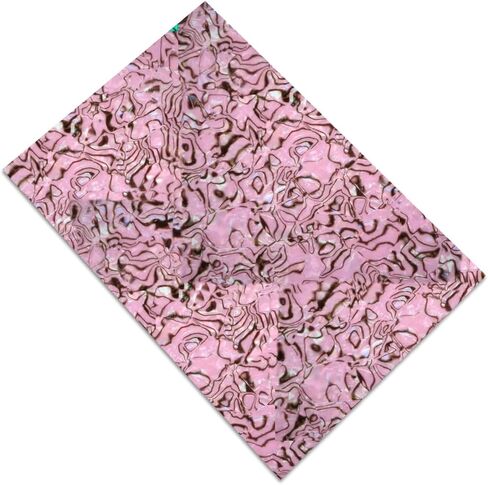 2Pcs Abalone Shell Sticker (300mm X 200mm) Abalone Sheets Veneer Imitation Abalone Hand Stickers for Craft Handmade Decoration with Backside Tape(D) in Kuwait