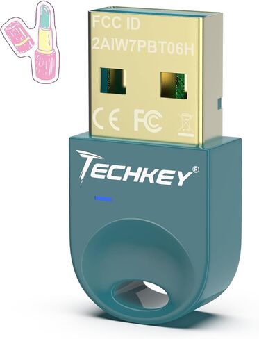 USB Bluetooth Adapter 5.3 for Desktop PC, Really Plug & Play Mini Bluetooth V2 EDR Dongle Receiver & Transmitter for Laptop Computer Bluetooth Windows 11/10/8.1-Lincoln Green in Saudi Arabia