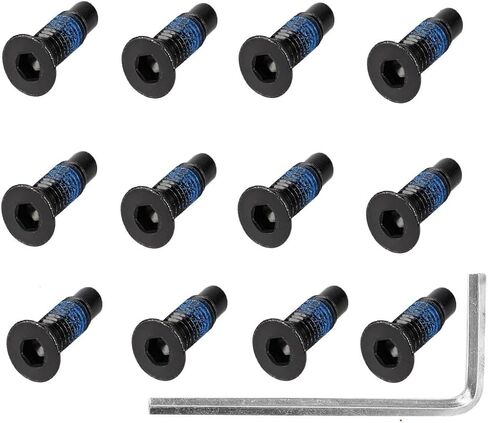 12 قطعة من براغي رأس جبهة السكوتر - متوافقة مع Xiaomi M365، Pro، Pro2، 1s، MI3، Ninebot Max G30/ES Series، F Series Scooters in Kuwait