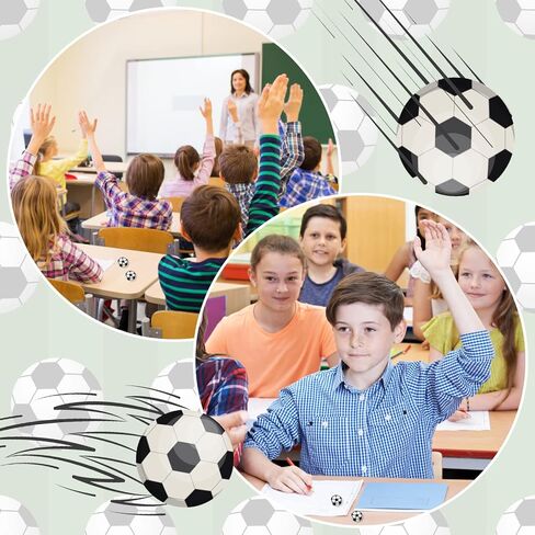 TIESOME Mini Pencil Erasers, 24 PCS Sports Ball Eraser Fun Erasers Cute Football Eraser Miniature Soccer Erasers Mini Novelty Erasers for Kids Sports Themed Birthday Party School Homework Favors in Saudi Arabia