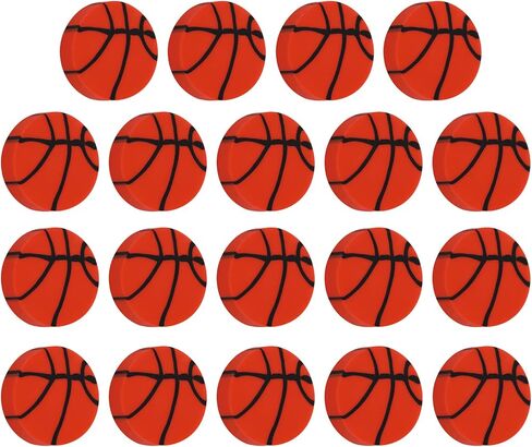 TIESOME Mini Pencil Erasers, 24 PCS Sports Ball Eraser Fun Erasers Cute Football Eraser Miniature Soccer Erasers Mini Novelty Erasers for Kids Sports Themed Birthday Party School Homework Favors in Saudi Arabia