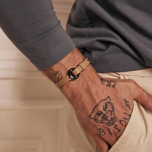 MVMT Circuit Leather Wrap Bracelet for Men in Kuwait