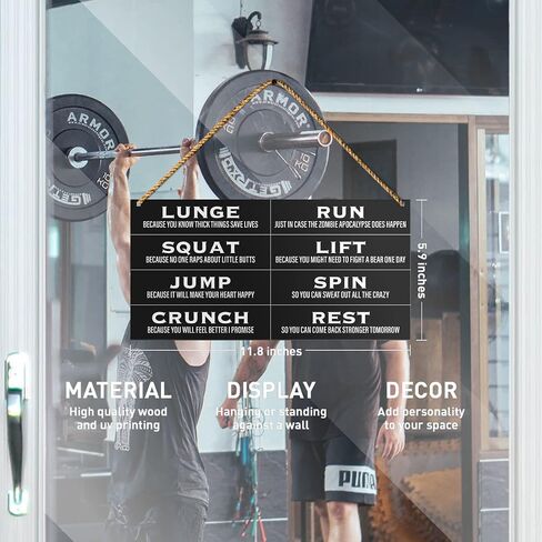 Home Gym Sign Decor, You Are Only One Workout Away from A Good Moodm, Inspirational Workout Room Motivational Fitness Home Gym Decoration Wall Art Gifts for Women Men in Saudi Arabia