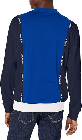 Lacoste Men's Sport Long Sleeve Colorblock Crewneck Technical Pique Sweatshirt in Saudi Arabia