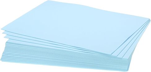 MECCANIXITY EVA Foam Sheets Light Blue 10.8 Inch x 8.5 Inch 1.7mm Thick Crafts Foam EVA Sheets for Costumes, Arts and Crafts Projects Pack of 20 in Saudi Arabia
