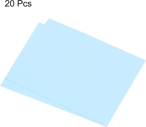 MECCANIXITY EVA Foam Sheets Light Blue 10.8 Inch x 8.5 Inch 1.7mm Thick Crafts Foam EVA Sheets for Costumes, Arts and Crafts Projects Pack of 20 in Saudi Arabia
