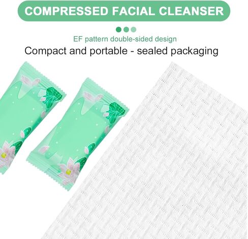 20 قطعة منشفة وجه مضغوطة، منشفة مضغوطة للوجه مقاس 10.2 × 11.2 بوصة للاستعمال مرة واحدة، أقراص ورق تواليت صغيرة مضغوطة قابلة لإعادة الاستخدام ومناسبة للتخييم والمنزل والسفر والرياضة في الهواء الطلق in Kuwait