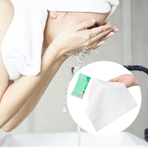 20 قطعة منشفة وجه مضغوطة، منشفة مضغوطة للوجه مقاس 10.2 × 11.2 بوصة للاستعمال مرة واحدة، أقراص ورق تواليت صغيرة مضغوطة قابلة لإعادة الاستخدام ومناسبة للتخييم والمنزل والسفر والرياضة في الهواء الطلق in Kuwait