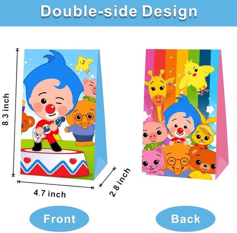 12 قطعة من حقائب الهدايا المفضلة للحفلات من Humicide، لوازم حفلات أعياد الميلاد من Plim Plim لتزيين حفلات Payaso in Kuwait