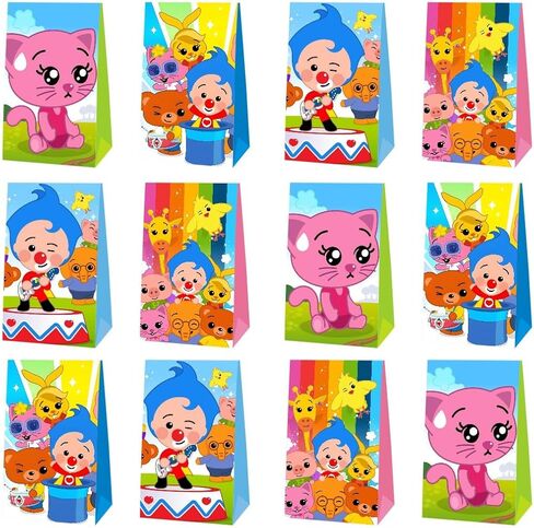 12 قطعة من حقائب الهدايا المفضلة للحفلات من Humicide، لوازم حفلات أعياد الميلاد من Plim Plim لتزيين حفلات Payaso in Kuwait