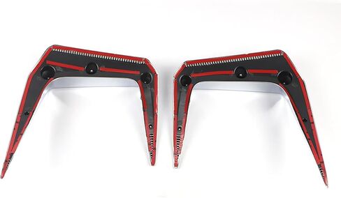 Car Accessories Exterior Fog Light Trim Cover Front Eyebrow Spoiler (Carbon Fiber Style) Fit for 2019 2020 2021 2022 Toyota Rav4 ABS 2 PCS in Saudi Arabia