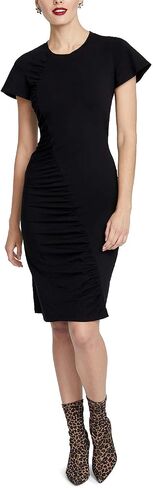 RACHEL Rachel Roy Womens Amelie Short Sleeves Professional Wear to Work Dress in Saudi Arabia