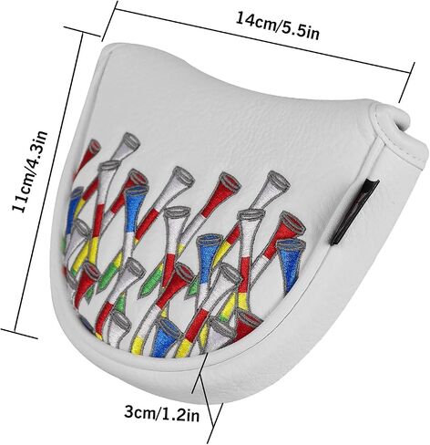 Craftsman Golf Colorful Tees Style Golf Club Headcover in Saudi Arabia
