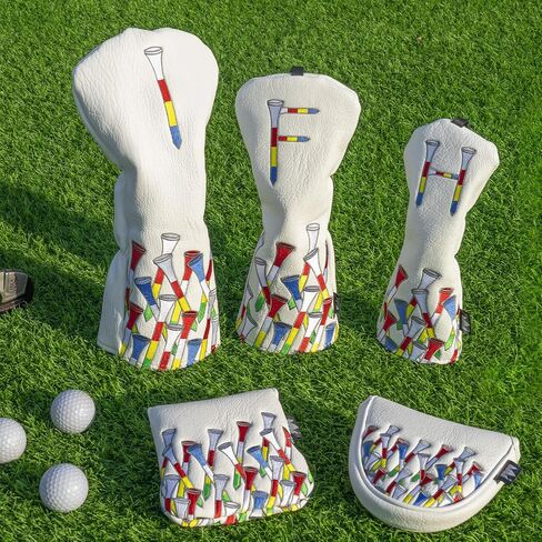 Craftsman Golf Colorful Tees Style Golf Club Headcover in Saudi Arabia
